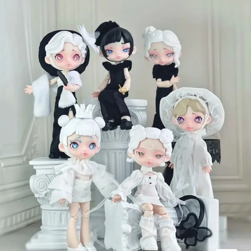 Подлинная Laura Bjd, черно-белая серия Spectrum, слепая коробка, модная модель игрушки, мобильная фигурка, Kawaii, загадочный орнамент-сюрприз, подарок 
Подлинная Laura Bjd, черно-белая серия Spectrum, слепая коробка, модная модель игрушки, мобильная фигурка, Kawaii, загадочный орнамент-сюрприз, подарок