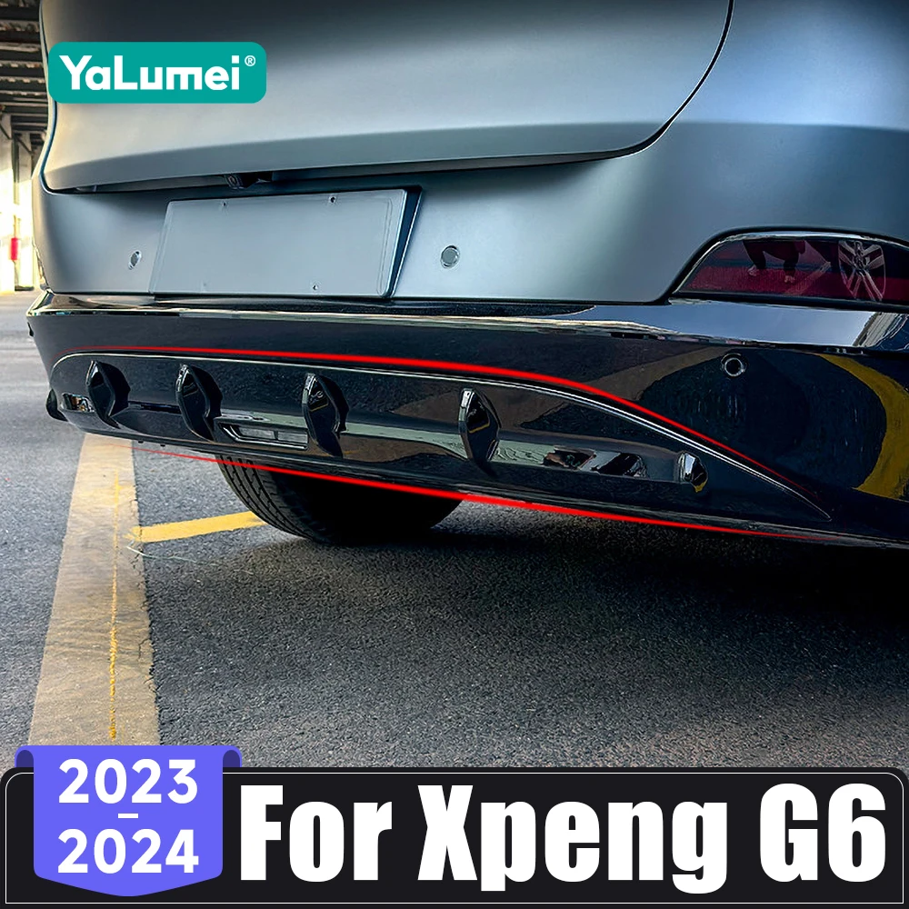 For Xpeng G6 2023 2024 ABS Car Rear Bumper Diffuser Lip Look Boot Splitter Guard Spoiler Plate Dustproof Trim Accessories
For Xpeng G6 2023 2024 ABS Car Rear Bumper Diffuser Lip Look Boot Splitter Guard Spoiler Plate Dustproof Trim Accessories