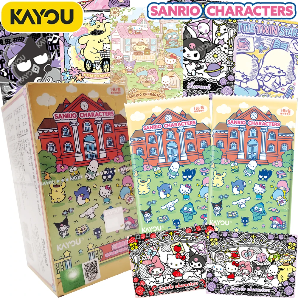 New KAYOU Official Sanrio Characters Collection Cards Vivid and Joyful Artistic Texture Design Anime Cartoon Hobby Cards Gifts
New KAYOU Official Sanrio Characters Collection Cards Vivid and Joyful Artistic Texture Design Anime Cartoon Hobby Cards Gifts