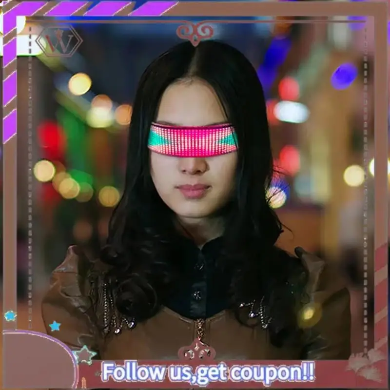 (New)-Prop For Party Bar Eyewear Bluetooth LED Luminous Glasses Festival Performance Eyewear
(New)-Prop For Party Bar Eyewear Bluetooth LED Luminous Glasses Festival Performance Eyewear