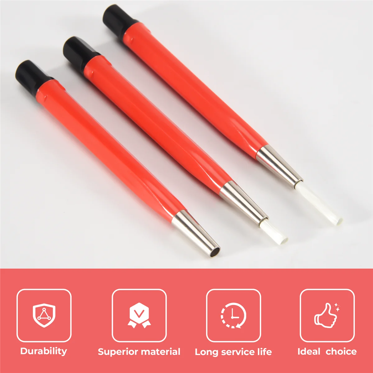 A64E Fiberglass Scratch Brush Pen 3Pcs Jewelry, Watch, Coin Cleaning, Electronic Applications, Removing Rust and Corrosion
A64E Fiberglass Scratch Brush Pen 3Pcs Jewelry, Watch, Coin Cleaning, Electronic Applications, Removing Rust and Corrosion