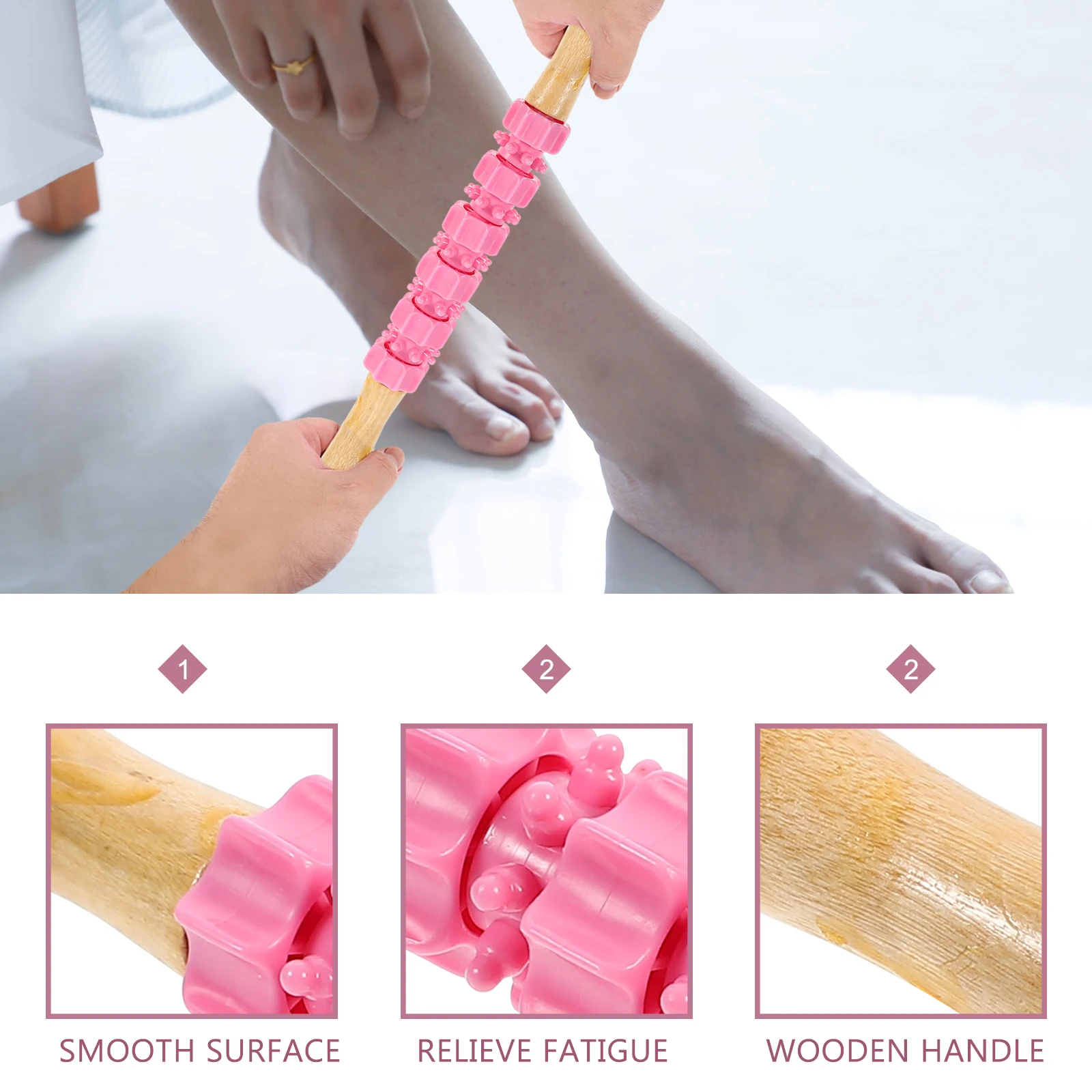 Massage Roller PVC Carbon Steel Disassembly Fitness Tool Back Stretcher Foams Roller Leg Massager Muscle Massage Household
Massage Roller PVC Carbon Steel Disassembly Fitness Tool Back Stretcher Foams Roller Leg Massager Muscle Massage Household