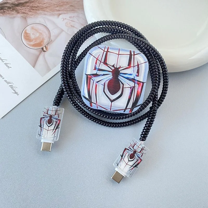 Marvel Spider Man Iphone 17 16 15 Charger Cable Transparent Protector Winder Charging Head Data Line Usb Protection Wire 40w
Marvel Spider Man Iphone 17 16 15 Charger Cable Transparent Protector Winder Charging Head Data Line Usb Protection Wire 40w