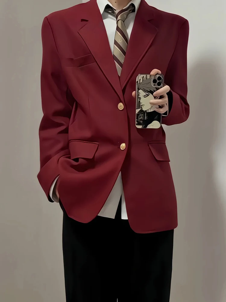 Red Casual Suit Jacket Men's Autumn Winter Middle Length North Korea Zeke Dk Style Polyester Fiber Ammonia Fiber School Uniform
Red Casual Suit Jacket Men's Autumn Winter Middle Length North Korea Zeke Dk Style Polyester Fiber Ammonia Fiber School Uniform
