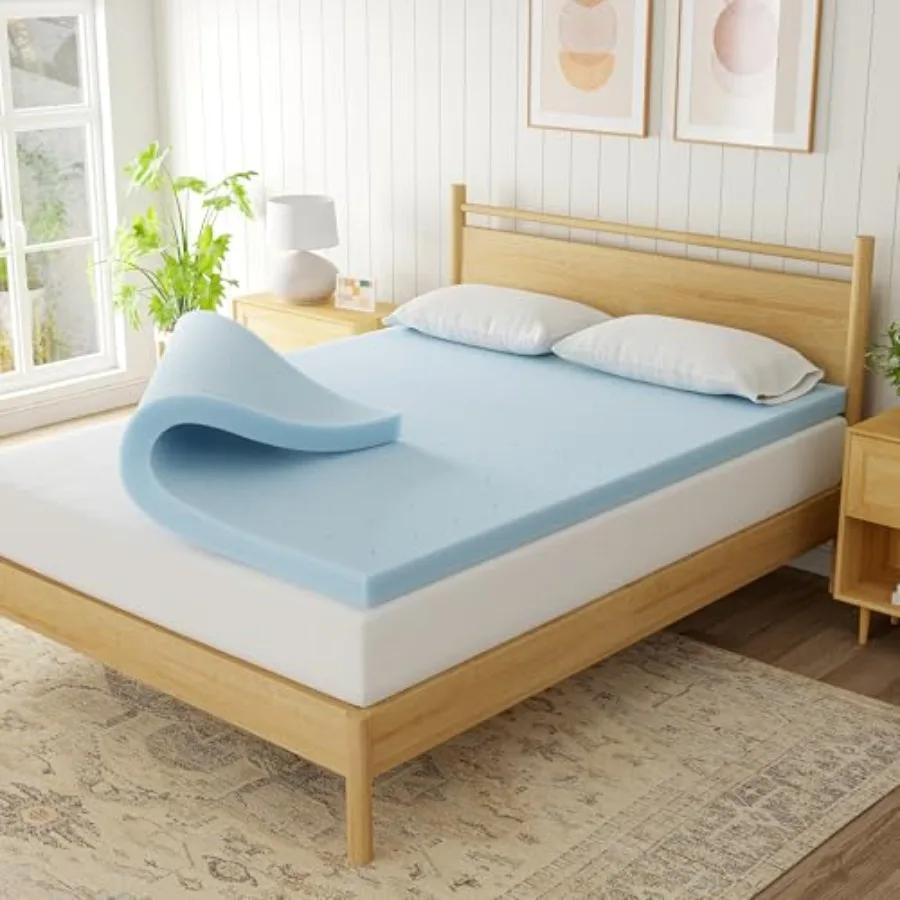 Gelsea Mattress Topper Cooling Gel Infused Memory Foam Mattress Pad in a Box Back Support for Pressure Relief CertiPUR-US Certi
Gelsea Mattress Topper Cooling Gel Infused Memory Foam Mattress Pad in a Box Back Support for Pressure Relief CertiPUR-US Certi