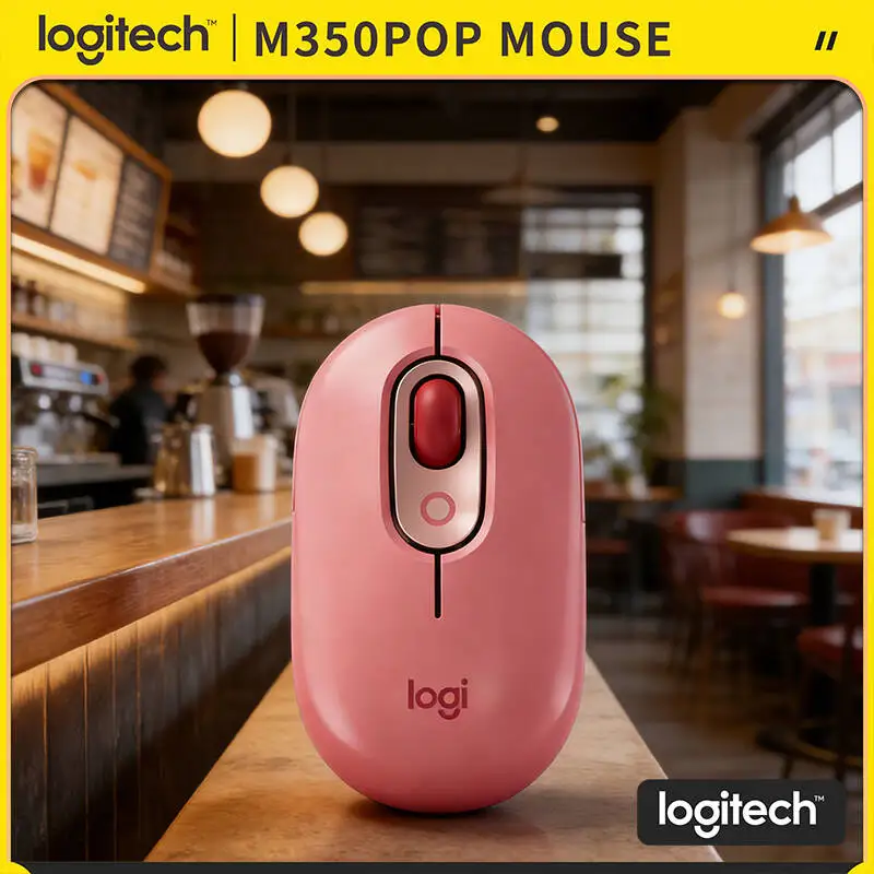 Logitech M350 POP Mouse High-Precision 1000 DPI Bluetooth USB Silent Touch Laptop Desktop Travel Office
Logitech M350 POP Mouse High-Precision 1000 DPI Bluetooth USB Silent Touch Laptop Desktop Travel Office