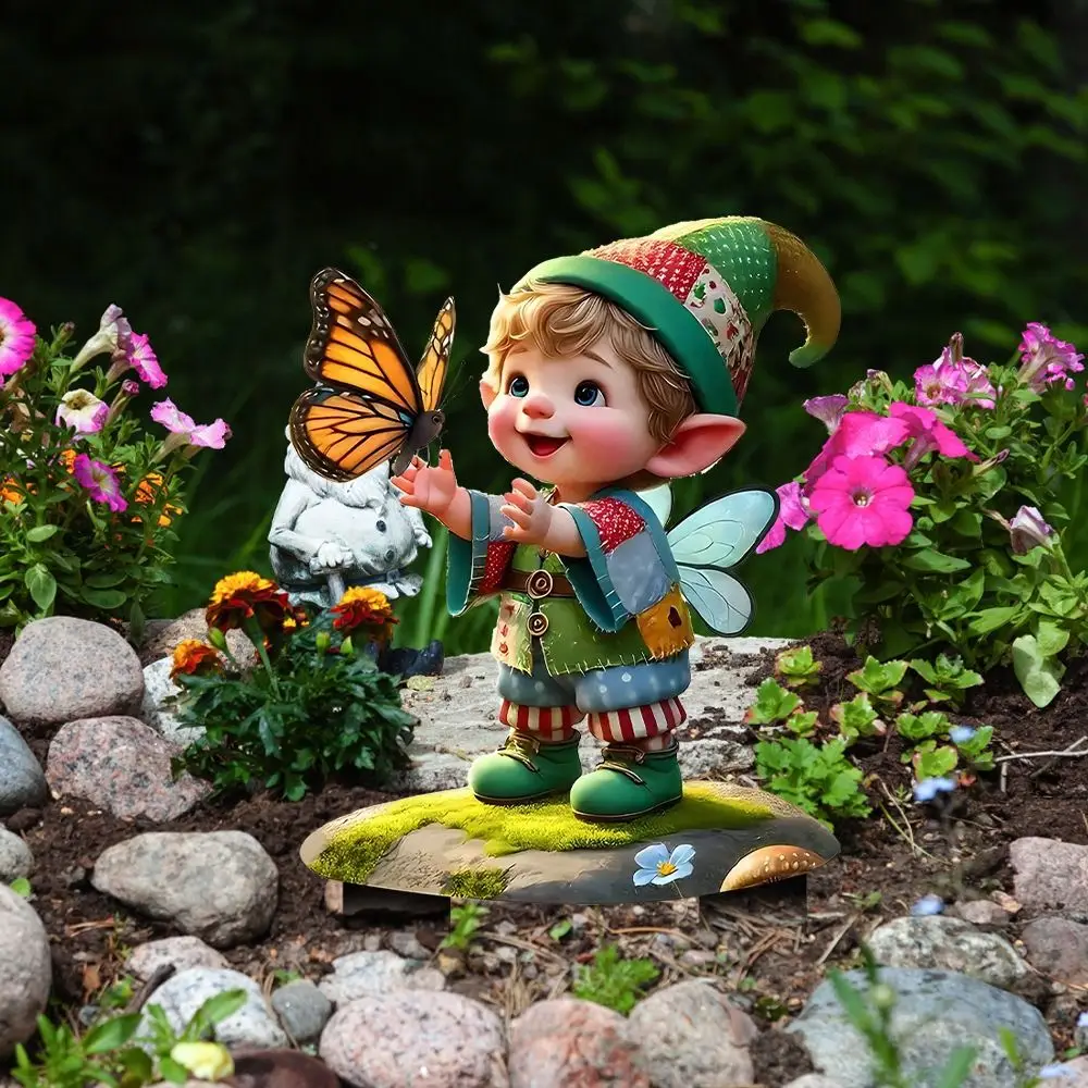 Acrylic Boy Butterfly Ground Card Insertion Cute Creative Garden Floor Plugs Multi Functional Waterproof Garden Stake Statue
Acrylic Boy Butterfly Ground Card Insertion Cute Creative Garden Floor Plugs Multi Functional Waterproof Garden Stake Statue