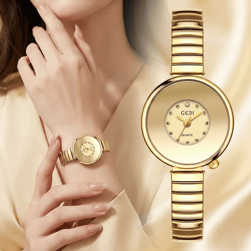 Новые изысканные женские часы 2026 года: стильные тонкие кварцевые наручные часы с круглым циферблатом, золотой браслет, топ-бренд, женские часы Reloj
Новые изысканные женские часы 2026 года: стильные тонкие кварцевые наручные часы с круглым циферблатом, золотой браслет, топ-бренд, женские часы Reloj