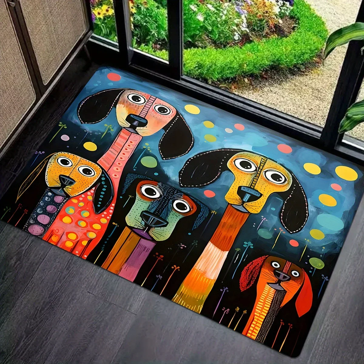 VIKAMA Cartoon Cat and Dog MATS, Dirt-resistant, Anti-slip and Water-absorbent Pet MATS Pet Meal MATS Home Decoration MATS
VIKAMA Cartoon Cat and Dog MATS, Dirt-resistant, Anti-slip and Water-absorbent Pet MATS Pet Meal MATS Home Decoration MATS