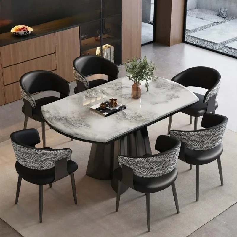 Marble retractable square two-purpose dining table and chair combination luxury minimalist Dining Tables Dining Room Furniture
Marble retractable square two-purpose dining table and chair combination luxury minimalist Dining Tables Dining Room Furniture