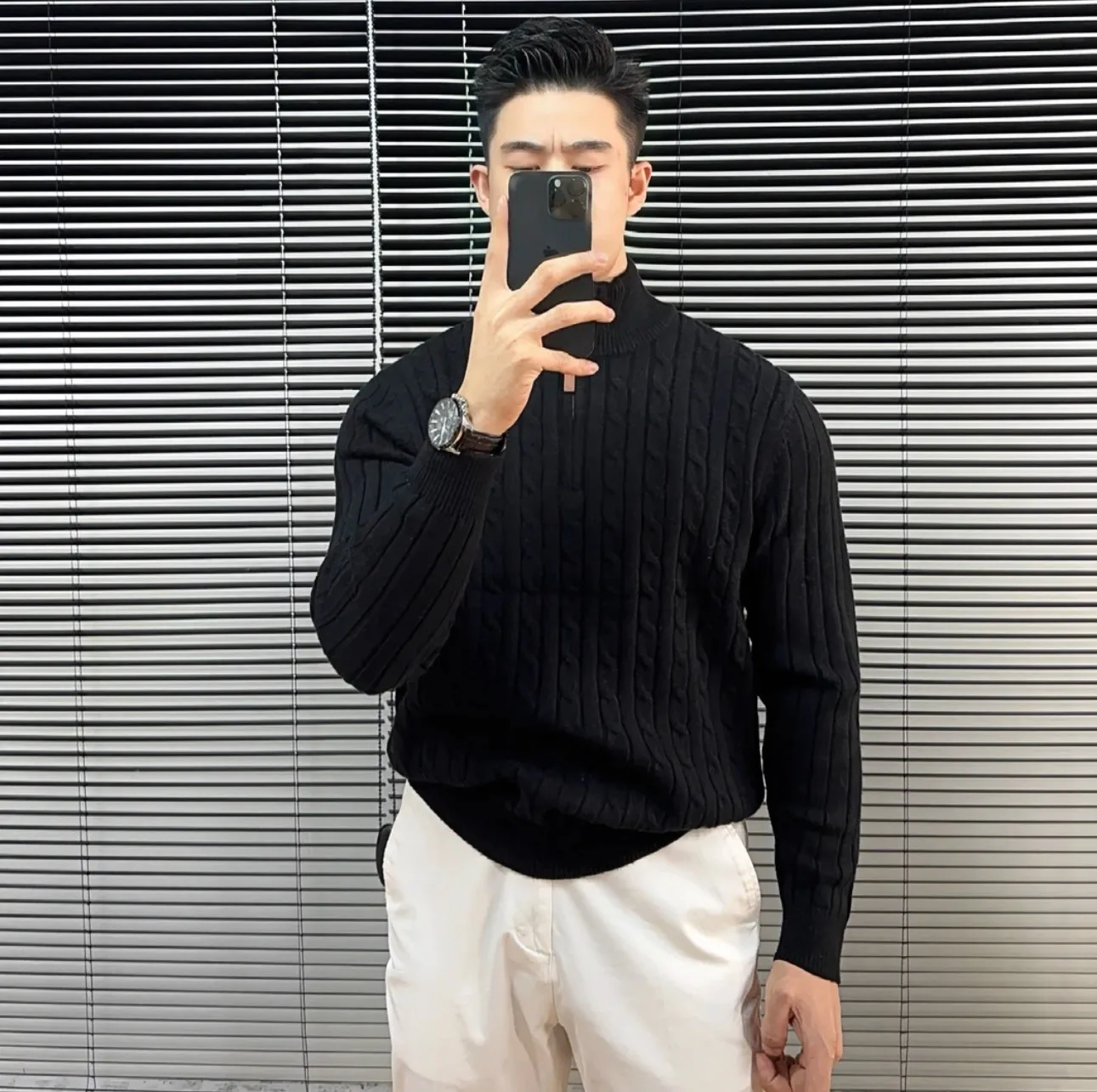 Fur Collar Pullovers Plus Size Mens Quarter-Zip Designer Label Elite Advanced Cut British Workwear Style Clean Elegant Summer OL
Fur Collar Pullovers Plus Size Mens Quarter-Zip Designer Label Elite Advanced Cut British Workwear Style Clean Elegant Summer OL