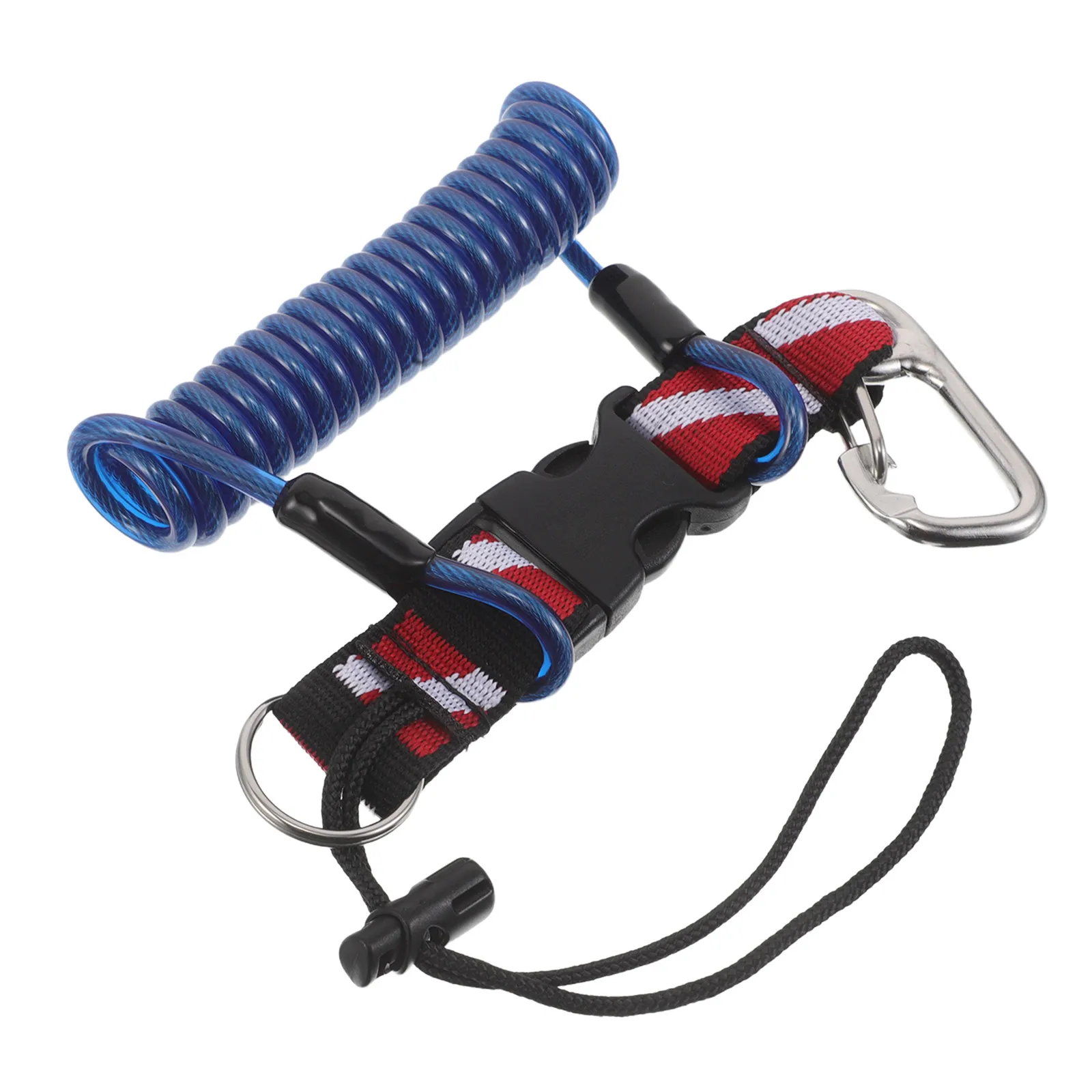Scuba Diving Lanyard Coiled Anti-Lost Strap Quick Release Buckle Elastic Tether Stainless Steel Cable Diving Camera Wrist Strap
Scuba Diving Lanyard Coiled Anti-Lost Strap Quick Release Buckle Elastic Tether Stainless Steel Cable Diving Camera Wrist Strap