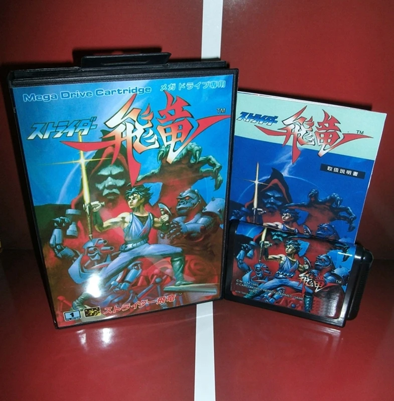 Strider with Box and Manual for 16 Bit Sega MD Game Cartridge Megadrive Genesis System
Strider with Box and Manual for 16 Bit Sega MD Game Cartridge Megadrive Genesis System