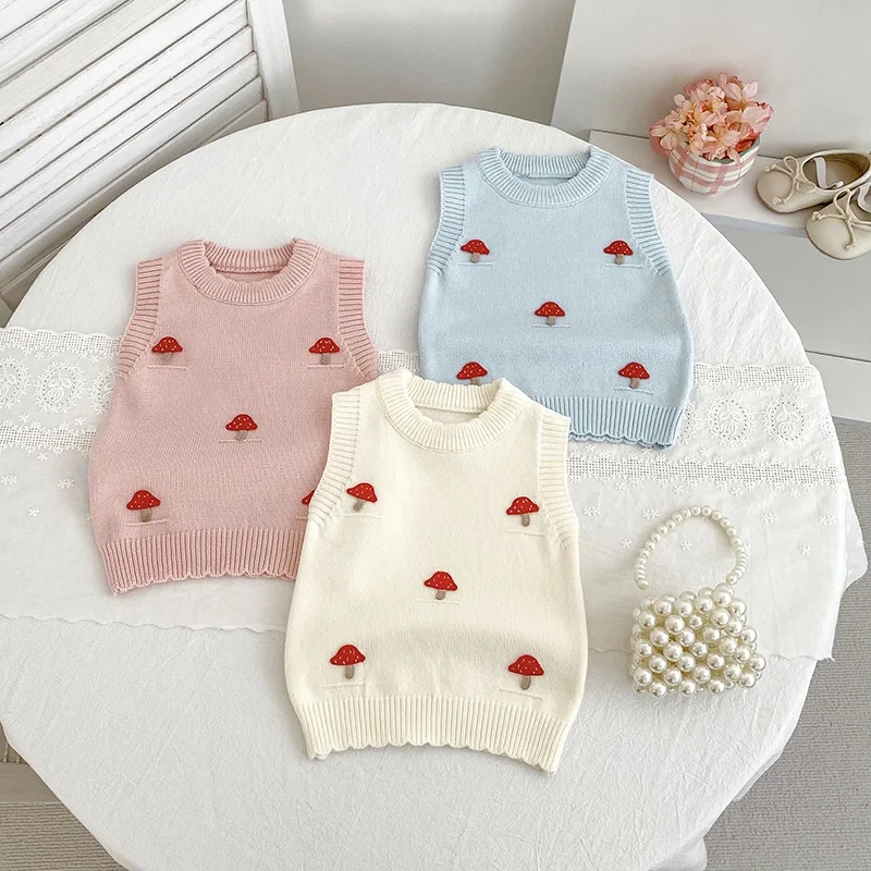 2026 Spring Girls Knit Vest Cute Cartoon Sleeveless Sweater 0-24 Months Toddler Baby Cardigan Fashion Outerwear Gift
2026 Spring Girls Knit Vest Cute Cartoon Sleeveless Sweater 0-24 Months Toddler Baby Cardigan Fashion Outerwear Gift