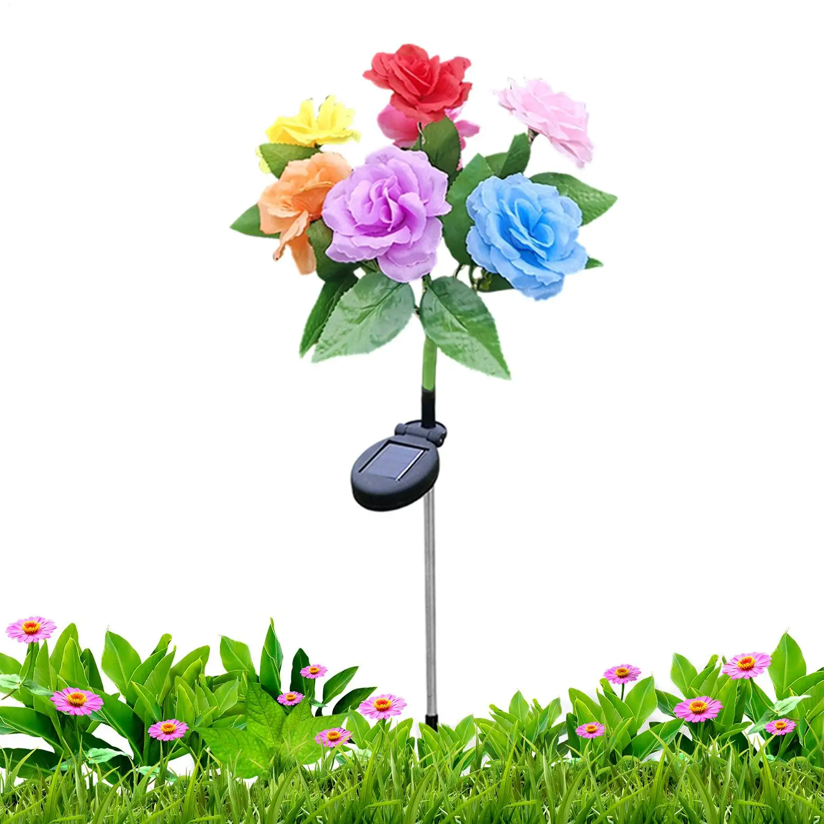Solar Garden Lights Artificial Flowers Decorative Solar Pathway Lights Garden Decor For Porch Fence Walkway Lawn Park Mothers
Solar Garden Lights Artificial Flowers Decorative Solar Pathway Lights Garden Decor For Porch Fence Walkway Lawn Park Mothers