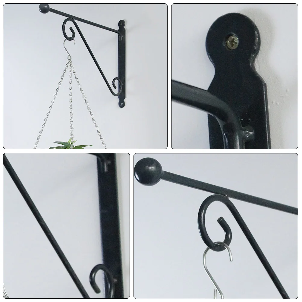 Wall Mounted Plant Hanger Iron Material Long Lasting Use Room Bathroom Bedroom Garden Flower Basket Hook Plant Brackets
Wall Mounted Plant Hanger Iron Material Long Lasting Use Room Bathroom Bedroom Garden Flower Basket Hook Plant Brackets