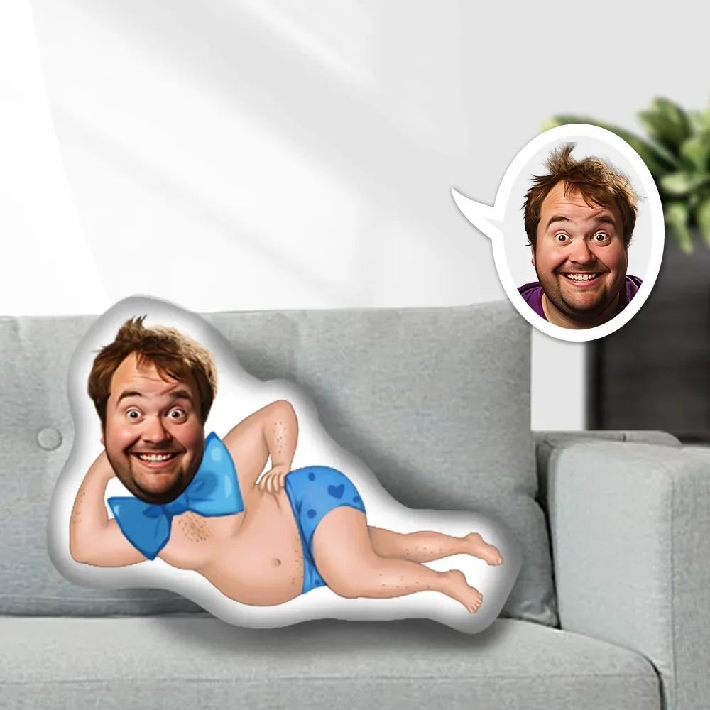 Minime Pillow cushion Dolls Photo Face customized Pillow creative Personalized boy girl kid Funny Sexy Buttocks Man Face Pillow
Minime Pillow cushion Dolls Photo Face customized Pillow creative Personalized boy girl kid Funny Sexy Buttocks Man Face Pillow