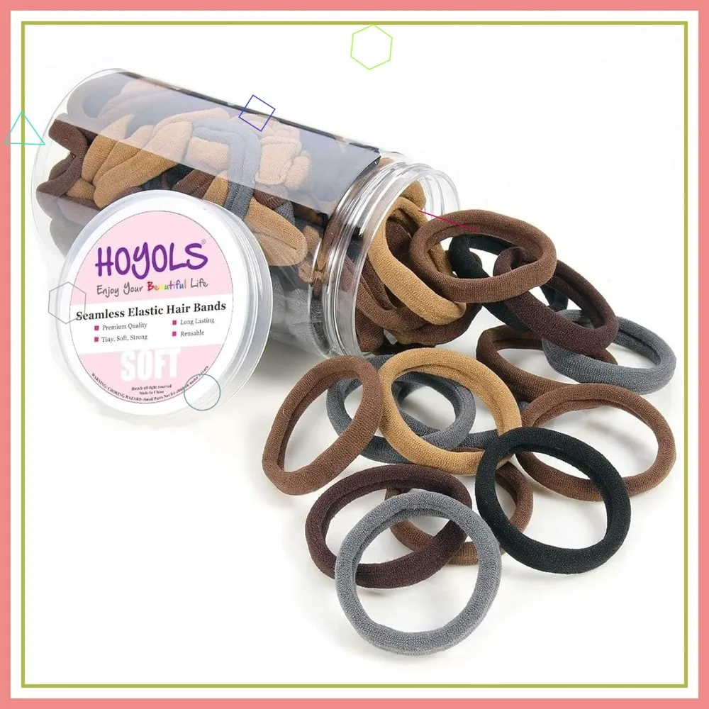 100pcs Soft Hair Ties No Damage, Seamless Thick Ponytail Holders Scrunchies No Crease for Women Girls (Brunette Brown Set)
100pcs Soft Hair Ties No Damage, Seamless Thick Ponytail Holders Scrunchies No Crease for Women Girls (Brunette Brown Set)