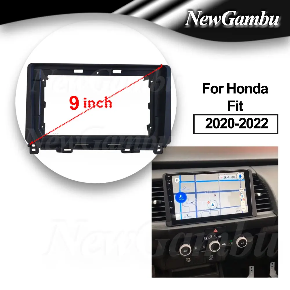 9 Inch for Honda Fit 2020-2022 LHD Frame Audio Adaptor Dash Trim Kits Facia Panel Radio Player Screen 2 Din
9 Inch for Honda Fit 2020-2022 LHD Frame Audio Adaptor Dash Trim Kits Facia Panel Radio Player Screen 2 Din