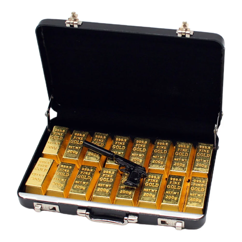 Ornaments Simulated Suitcase House Accessory Mini Golden Bricks Model Miniature Scene 1000X650X160CM
Ornaments Simulated Suitcase House Accessory Mini Golden Bricks Model Miniature Scene 1000X650X160CM