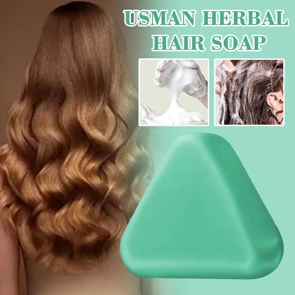 Usman Herbal Hair Soap Anti-removal Hair Nourishing 120g Hand-made Essential Soap Shampoo Cleansing Oil K0L2
Usman Herbal Hair Soap Anti-removal Hair Nourishing 120g Hand-made Essential Soap Shampoo Cleansing Oil K0L2