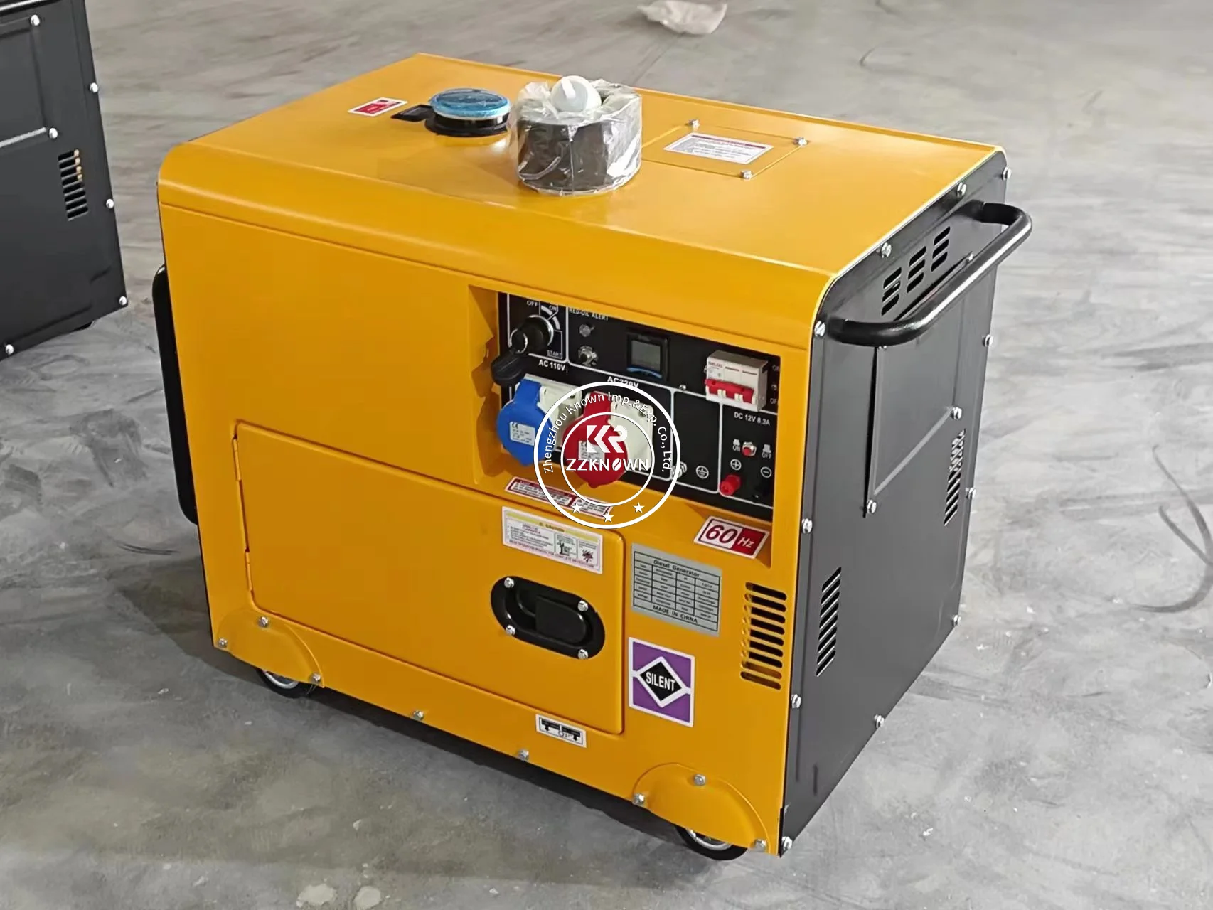 Industrial Silent Diesel Generator Portable Electric Start Power Generator Backup Generator for Outdoor Business
Industrial Silent Diesel Generator Portable Electric Start Power Generator Backup Generator for Outdoor Business