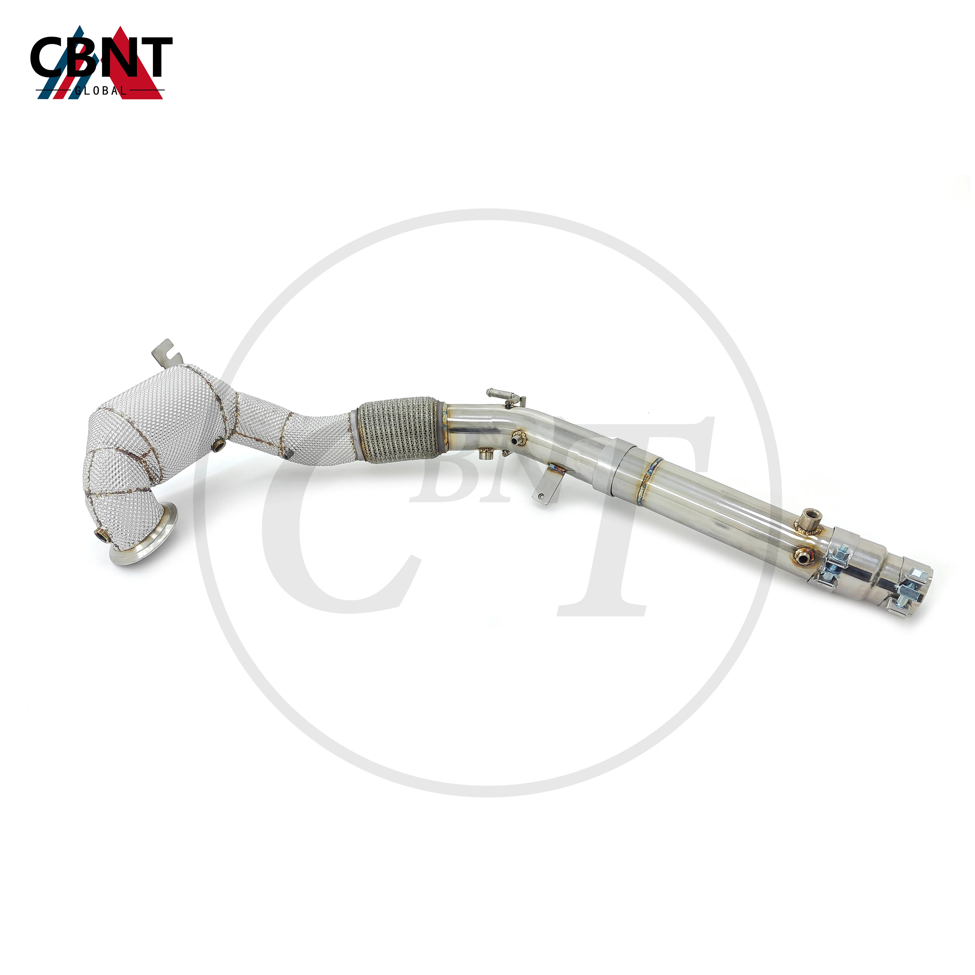 CBNT Exhaust-header with Heat Shield for VW Golf 8 GTI 2.0T 2020-2023 Downpipe with Catalytic SS304 Stainless Steel Exhaust Pipe
CBNT Exhaust-header with Heat Shield for VW Golf 8 GTI 2.0T 2020-2023 Downpipe with Catalytic SS304 Stainless Steel Exhaust Pipe