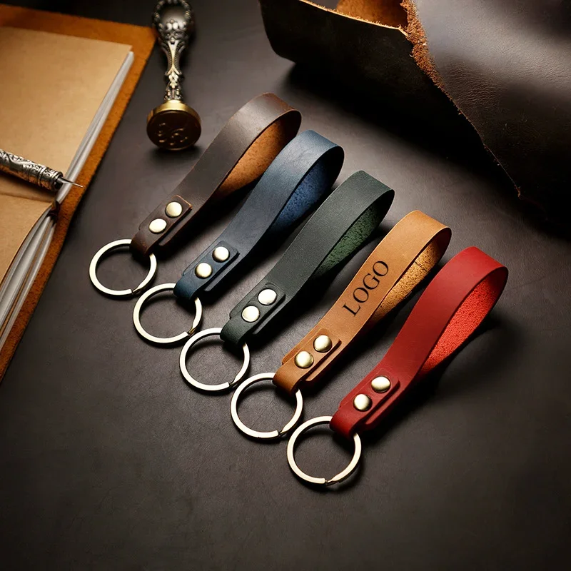 Custom Leather Keychain Pendant Bag Car Anti Loss Key Chain Holder Laser Engrave Personalize Logo Keyring Gift for Men and Women
Custom Leather Keychain Pendant Bag Car Anti Loss Key Chain Holder Laser Engrave Personalize Logo Keyring Gift for Men and Women