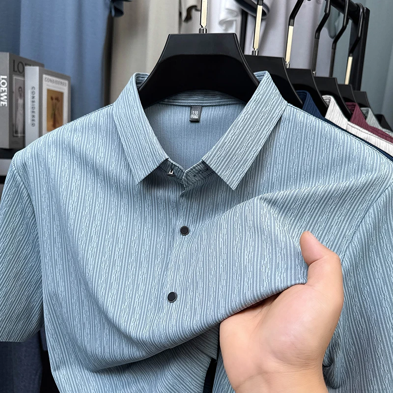2026 New Summer Men'S High-Quality Fashion Trend Comfortable Versatile Casual Slim Solid Color Short-Sleeved Polo Shirt M-4XL
2026 New Summer Men'S High-Quality Fashion Trend Comfortable Versatile Casual Slim Solid Color Short-Sleeved Polo Shirt M-4XL
