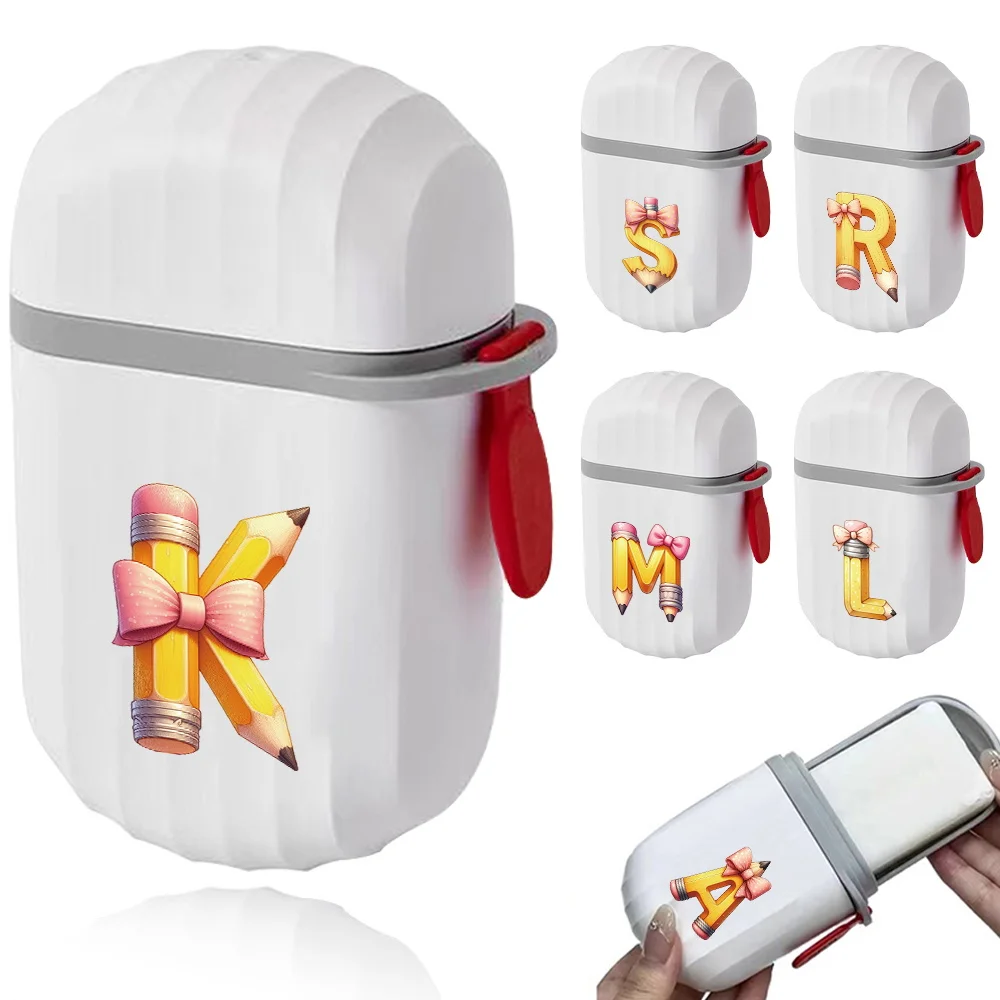 Portable Durable Capsule Shape Soap Box Easy To Carry Bathroom Accessories Pencil Initial Name 26 Letters Pattern
Portable Durable Capsule Shape Soap Box Easy To Carry Bathroom Accessories Pencil Initial Name 26 Letters Pattern