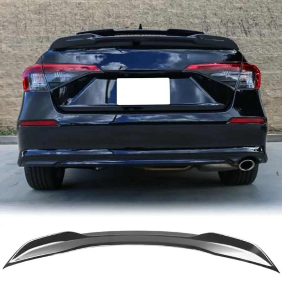 Rear Trunk Spoiler Compatible with 2022-2025 Hoonda Civic 11th Gen Sedan SI RS Style Carbon Fiber Print ABS Plastic Deck Lid Spo
Rear Trunk Spoiler Compatible with 2022-2025 Hoonda Civic 11th Gen Sedan SI RS Style Carbon Fiber Print ABS Plastic Deck Lid Spo