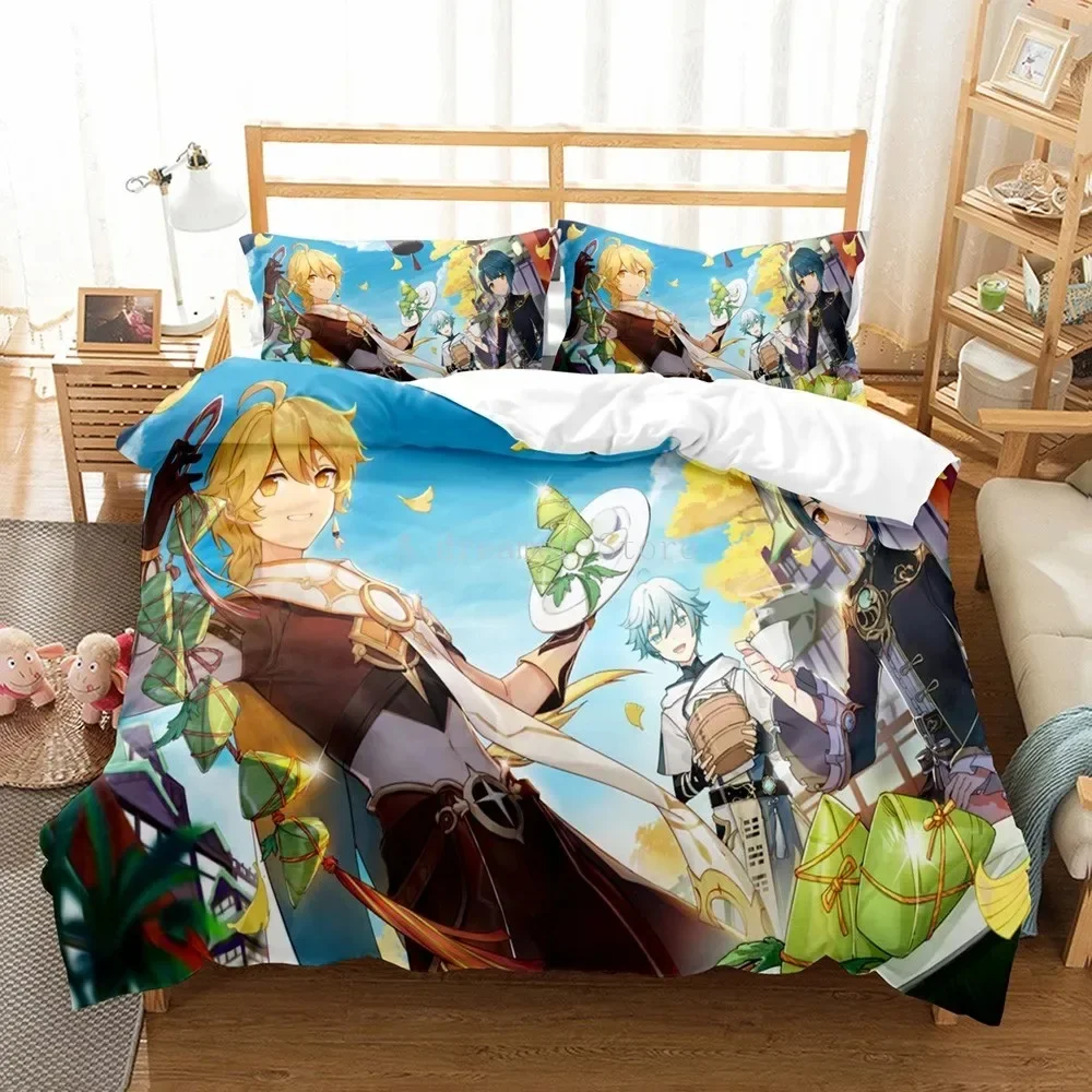 Genshin Impact Bedding Set Single Twin Double Queen King Cal King Size Bed Linen Set
Genshin Impact Bedding Set Single Twin Double Queen King Cal King Size Bed Linen Set
