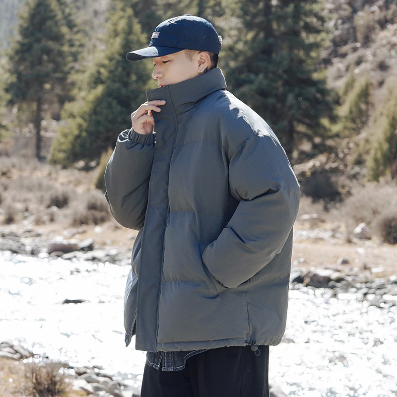 Men Harajuku Solid Color Warm Puffer Jacket 2022 Parka Mens Streetwear Winter Jacket Male Korean Fashion Casual Coat Q60
Men Harajuku Solid Color Warm Puffer Jacket 2022 Parka Mens Streetwear Winter Jacket Male Korean Fashion Casual Coat Q60