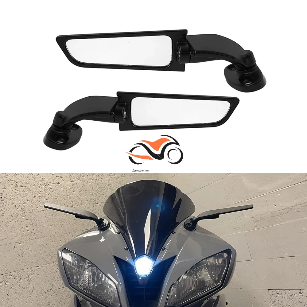 For YAMAHA YZFR25 YZFR3 YZF R6 R1 R25 R3 R125 R15 Motorcycle Mirrors Modified Wind Wing Adjustable Rotating Rearview Mirror
For YAMAHA YZFR25 YZFR3 YZF R6 R1 R25 R3 R125 R15 Motorcycle Mirrors Modified Wind Wing Adjustable Rotating Rearview Mirror