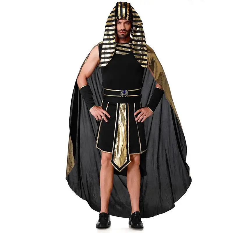 Adult Men's Halloween Pharaoh Party Costume Stage Performance Clothes Cosplay Traditional Chinese Ethnic Stage Performance Ou...
Adult Men's Halloween Pharaoh Party Costume Stage Performance Clothes Cosplay Traditional Chinese Ethnic Stage Performance Ou...