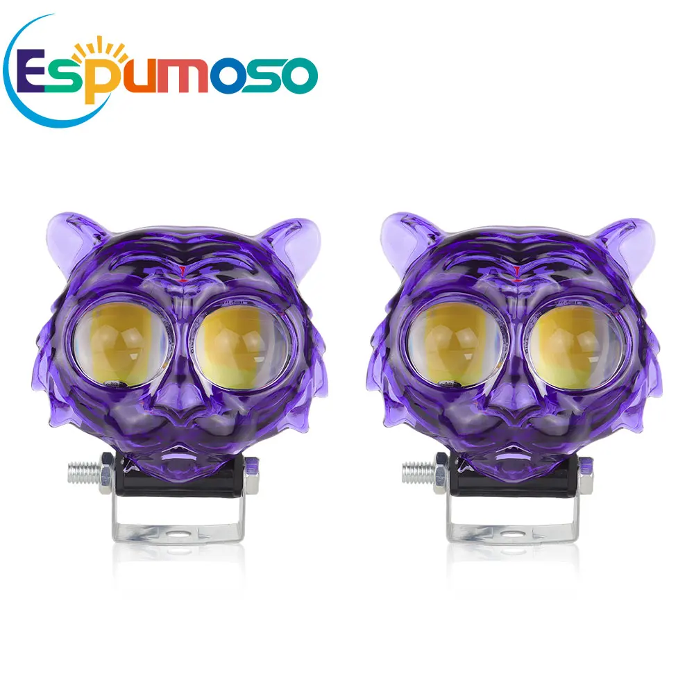 Motorcycle Spotlights LED HeadLight auxiliary lights for Offroad Car Driving Foglights dual color motorcycle accessories lights
Motorcycle Spotlights LED HeadLight auxiliary lights for Offroad Car Driving Foglights dual color motorcycle accessories lights