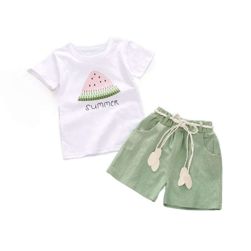 New Summer Baby Girls Clothes Suit Children Boys Casual T-Shirt Shorts 2Pcs/Sets Infant Outfits Toddler Costume Kids Tracksuits
New Summer Baby Girls Clothes Suit Children Boys Casual T-Shirt Shorts 2Pcs/Sets Infant Outfits Toddler Costume Kids Tracksuits