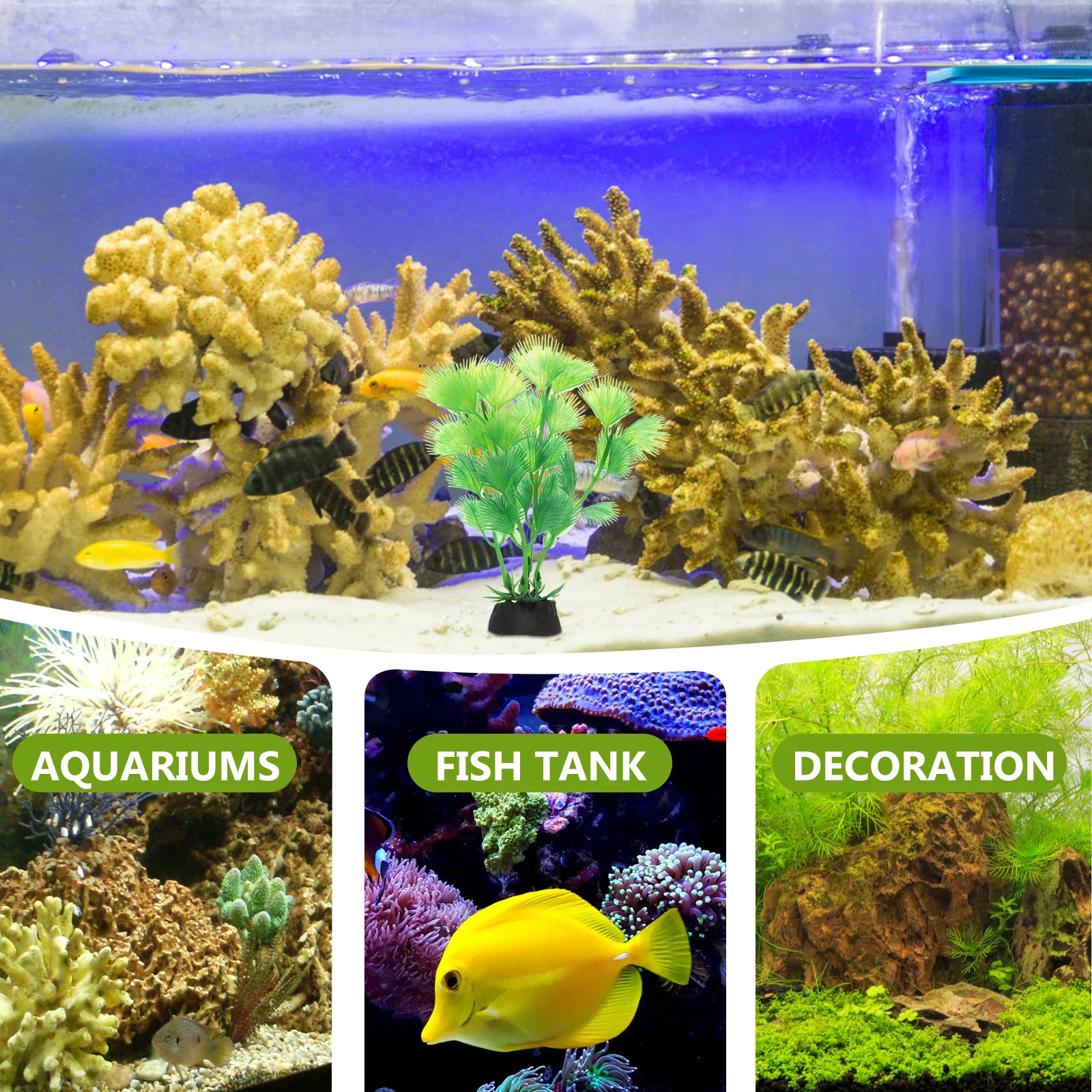 10pcs Plastic Aquarium Plants for Betta Fish Tank Decorations Large Grass Small Fake Aquatic Accessories Pet Supplies
10pcs Plastic Aquarium Plants for Betta Fish Tank Decorations Large Grass Small Fake Aquatic Accessories Pet Supplies