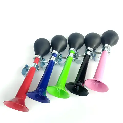 Bugle Horn, Retro Clown Horn, Kids Bike Horn, Classic Vintage Metal Loudspeaker Hooter Horn For Vehicles Bicycles Golf Cart