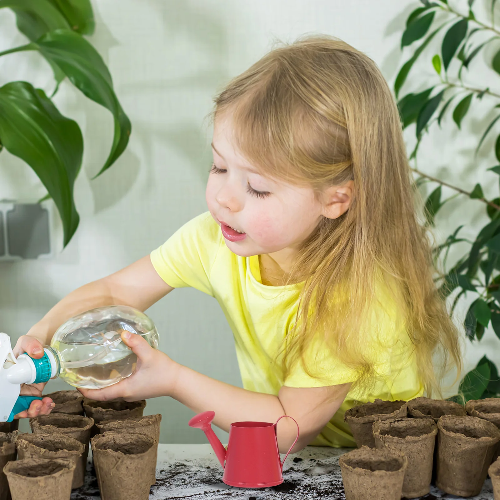 4pcs Mini Watering Can Small Metal Garden Watering Bucket Durable Iron For Kids Plant Care Outdoor Indoor Teaching Tool
4pcs Mini Watering Can Small Metal Garden Watering Bucket Durable Iron For Kids Plant Care Outdoor Indoor Teaching Tool