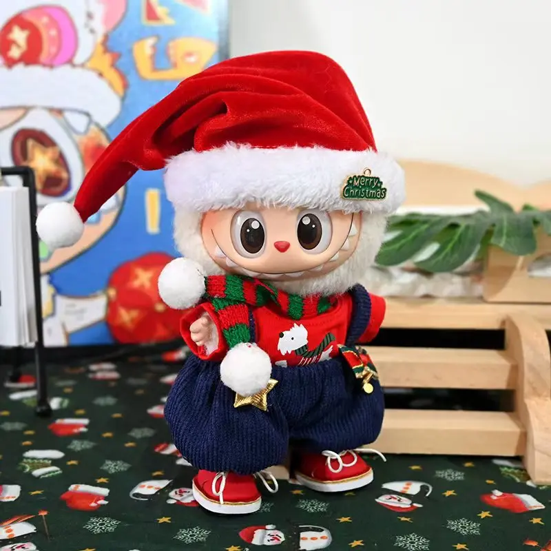 For Labubu Clothing Christmas Red Skirt with Bow Hat Princess Shoes for 15-17cm Labubu Clothing Doll Outfit Accessories
For Labubu Clothing Christmas Red Skirt with Bow Hat Princess Shoes for 15-17cm Labubu Clothing Doll Outfit Accessories
