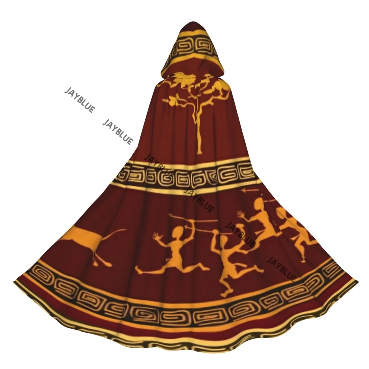 African Ethnic With Aborigine Hunting Hooded Cloak Polyester Unisex Witch Cape Costume Accessory
African Ethnic With Aborigine Hunting Hooded Cloak Polyester Unisex Witch Cape Costume Accessory
