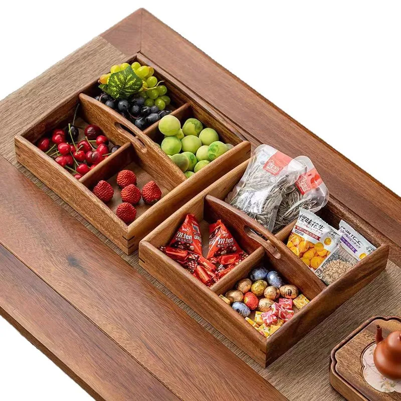 HYS walnut four-square grid light luxury high-end afternoon tea tea plate fruit plate snack plate commercial dining fruit
HYS walnut four-square grid light luxury high-end afternoon tea tea plate fruit plate snack plate commercial dining fruit
