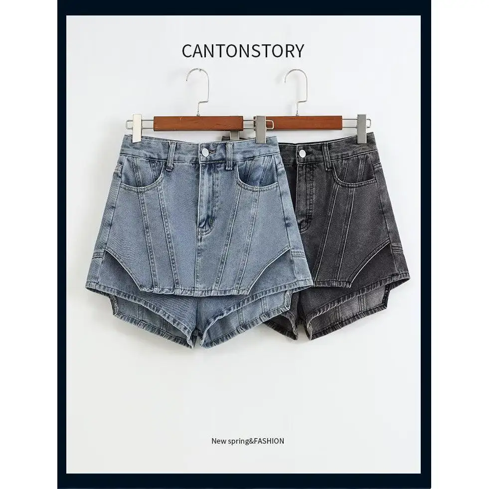 High Waist A-Line Denim Skirt for plus Size Women Summer New Sle f Length Slit Trendy Casual Cotton Polyester Blend
High Waist A-Line Denim Skirt for plus Size Women Summer New Sle f Length Slit Trendy Casual Cotton Polyester Blend