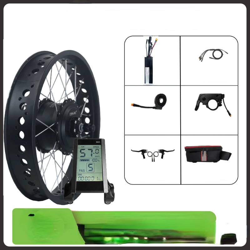 48V750W outdoor bicycle lithium battery modified snowmobile full waterproof kit, S830
48V750W outdoor bicycle lithium battery modified snowmobile full waterproof kit, S830