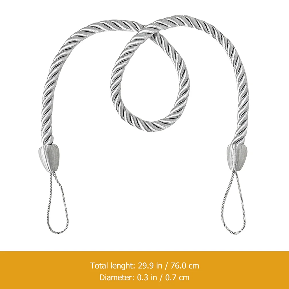 6pcs Curtain Tieback Oxford Fabric Rope Decorative Drapery Holdback For Living Room Bedroom Home Window Decor Adjustable
6pcs Curtain Tieback Oxford Fabric Rope Decorative Drapery Holdback For Living Room Bedroom Home Window Decor Adjustable