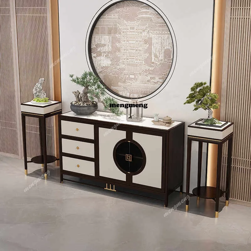 Solid wood dining side cabinet Ebony wood porch cabinet Living room storage light luxury function cabinet
Solid wood dining side cabinet Ebony wood porch cabinet Living room storage light luxury function cabinet