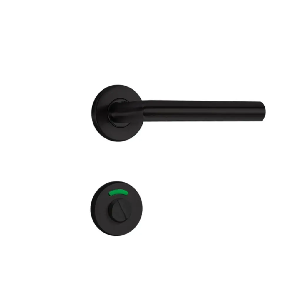 Stainless Steel Indicator Door Lock Nylon Plastic Black Color Bathroom Bolt Integrated Handle Magnetic Silent Public Toilet Lock
Stainless Steel Indicator Door Lock Nylon Plastic Black Color Bathroom Bolt Integrated Handle Magnetic Silent Public Toilet Lock