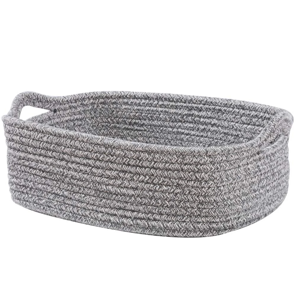 Rectangular Cotton Rope Storage Basket Toy Storage Basket Bathroom Storage Basket, A
Rectangular Cotton Rope Storage Basket Toy Storage Basket Bathroom Storage Basket, A