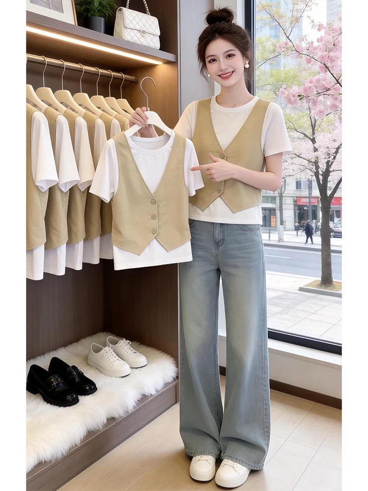 Casual Style Short Sleeve T-Shirt Women's Fashion Design Slim Fit Asymmetrical Shoulder High Waist Loose Fit Summer New Arrival
Casual Style Short Sleeve T-Shirt Women's Fashion Design Slim Fit Asymmetrical Shoulder High Waist Loose Fit Summer New Arrival